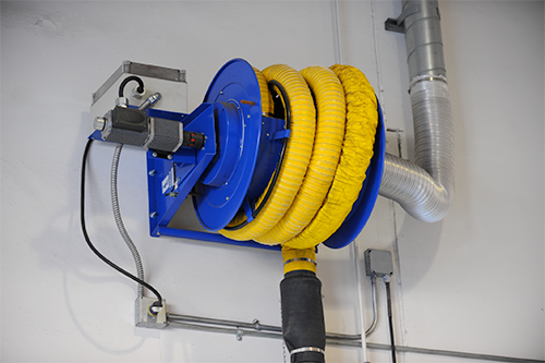 Retractable Exhaust Hose Reel