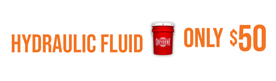 Mention this ad to select 5 gallon buckets of hydraulic Fluid for only $50 at our parts counter and showroom. Limit of 5 per customer. Expires December 17, 2021.